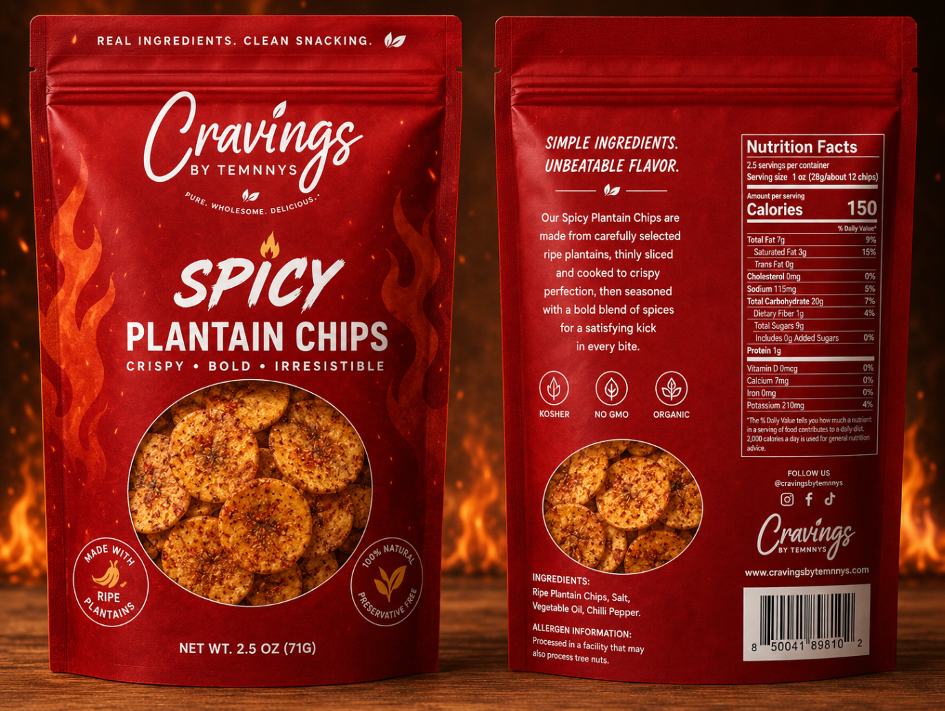 Spicy Plantain Chips